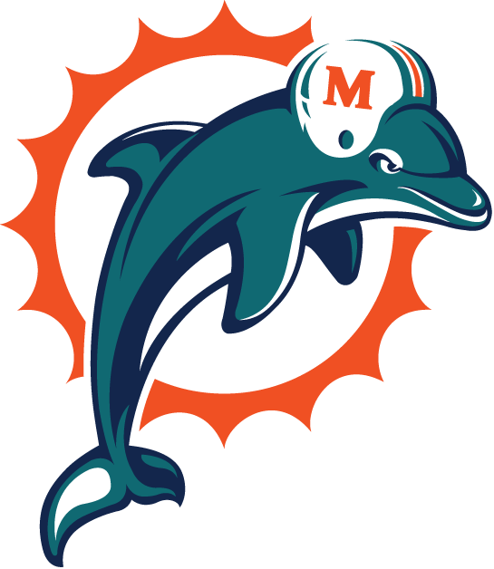 Miami Dolphins 1997-2012 Primary Logo DIY iron on transfer (heat transfer)